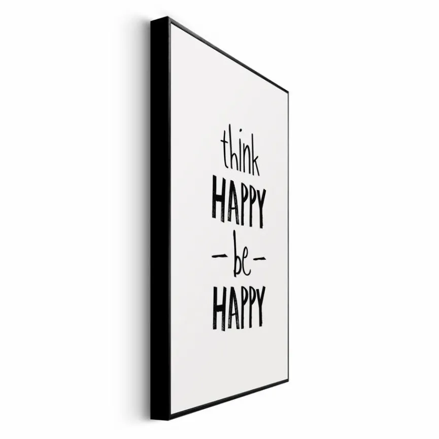 Online Wandbild 20 x 30 cm Think Happy Bilder Mit Rahmen|Bilder Nach Themen