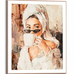 Sale Wandbild 40 x 50 cm Waking Up Bilder Mit Rahmen