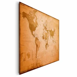 Reinders Bilder Ohne Rahmen|Wandbild 140 x 100 cm Weltkarte