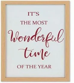 Wandbild 22 x 32 cm Wonderful Time Dekorationsartikel|Bilder Mit Rahmen