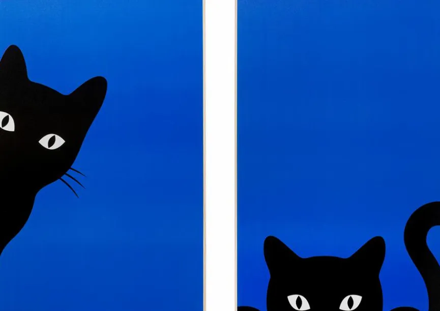 Best Wandbild 2x 40 x 60 cm Ciao Gatto 56298 2er Set Bilder Nach Themen|Bilder Mit Rahmen