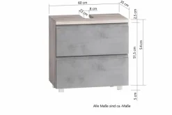 Held-Möbel Waschbeckenunterschränke|Waschbeckenunterschrank Monza
