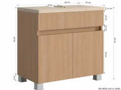 Discount Waschbeckenunterschrank Rosario Waschbeckenunterschränke