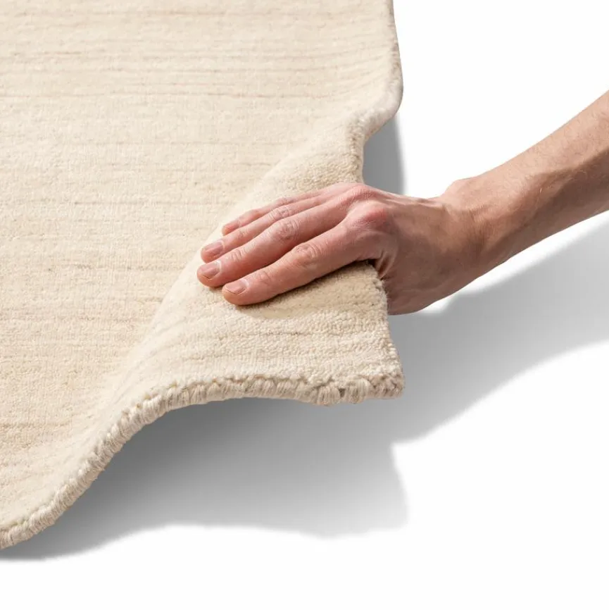 Natur(Look) Teppiche|Webteppich Gabbeh Uni 195 x 295 cm