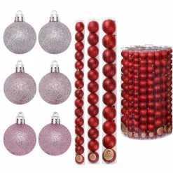 Weihnachtskugeln Glimmer 30tlg.