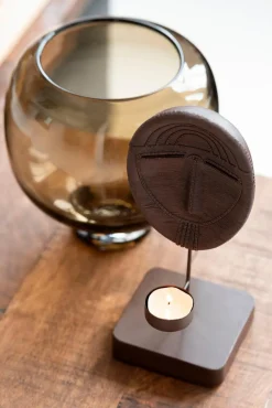 DAHEIM Teelichthalter|Teelichthalter|Windlicht Ø 14,5 cm