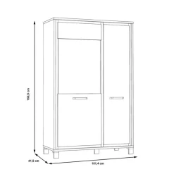 FORTE Wohnwand Farida