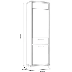 FORTE Wohnwand Farida