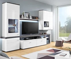 Online Wohnwand Karajol 4tlg. Wohnwände & Tv-Lowboards