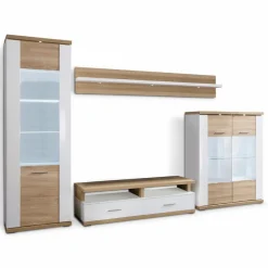 decodom Wohnwände & Tv-Lowboards|Wohnwand Manhattan 4tlg.